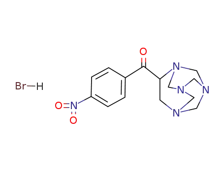 8-(4-nitrobenzoyl)-1,3,5,7-tetraazatricylo<5.2.1<sup>1,5</sup>.1<sup>3,7</sup>>undecan hydrobromide