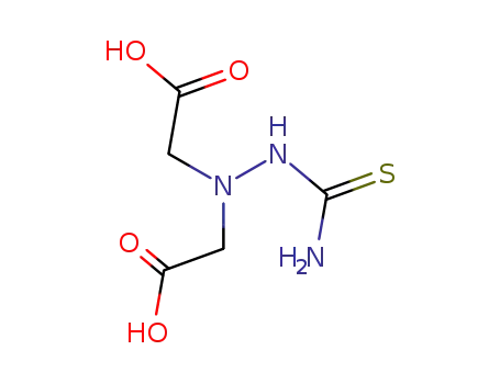 Molecular Structure of 16907-58-7 (Acetic acid, 2,2'-[(aminothioxomethyl)hydrazono]bis-)
