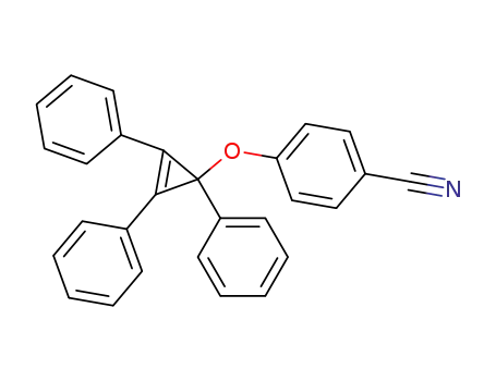 4-(1,2,3-Triphenyl-cycloprop-2-enyloxy)-benzonitrile