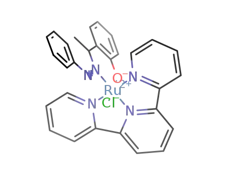 [Ru(2,2':6',2''-terpyridine)(o-OC<sub>6</sub>H<sub>4</sub>CH(CH<sub>3</sub>)N=NC<sub>6</sub>H<sub>5</sub>)Cl]