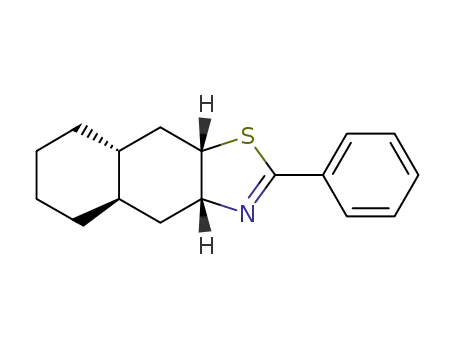 Naphtho(2,3-d)thiazole, 3a,4,4a,5,6,7,8,8a,9,9a-decahydro-2-phenyl-, (3a-alpha,4a-beta,8a-alpha,9a-alpha)-