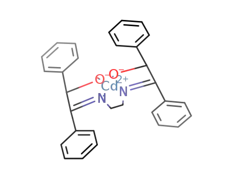 1,2-C<sub>2</sub>H<sub>4</sub>[C<sub>6</sub>H<sub>5</sub>CH(O)C(C<sub>6</sub>H<sub>5</sub>)N]2Cd