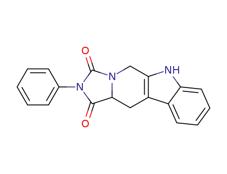 2-phenyl-1,3-dioxo-6H-1,2,3,5,11,11a-hexahydroimidazo<1,5-b>-β-carboline