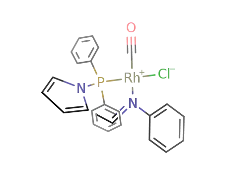 (1-diphenylphosphanyl-1H-pyrrol-2-ylmethylene)phenylaminerhodium carbonyl chloride