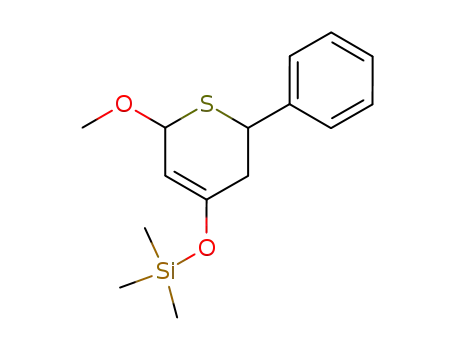 3,6-dihydro-6-methoxy-2-phenyl-4-<(trimethylsilyl)oxy>2H-thiopyran