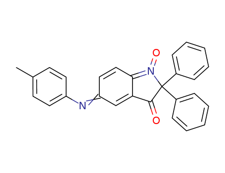 3H-Indol-3-one, 2,5-dihydro-5-[(4-methylphenyl)imino]-2,2-diphenyl-,  1-oxide