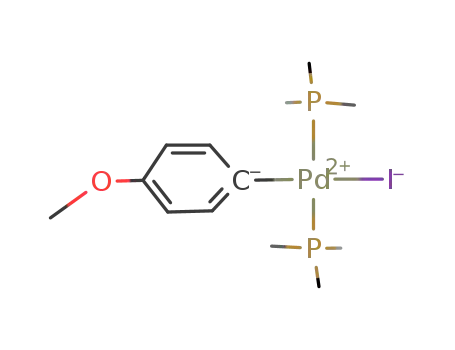 trans-Pd(I)(C<sub>6</sub>H<sub>4</sub>OMe-p)(PMe<sub>3</sub>)2