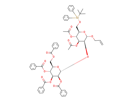 allyl 2,3,4,6-tetra-O-benzoyl-α-D-mannopyranosyl-(1->2)-3,4-di-O-acetyl-6-O-tert-butyldimethylsilyl-α-D-mannopyranoside