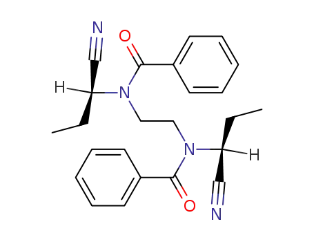 2,2'-(1,2-Ethanediyl(N,N'-dibenzoyl)diimino)bis-butanenitrile