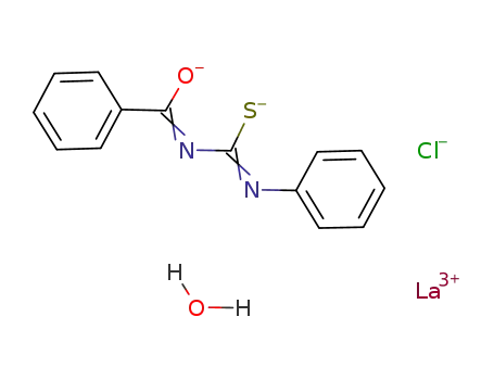 lanthanum (N-benzoyl-N'-phenyl thiocarbamide) chloride hydrate