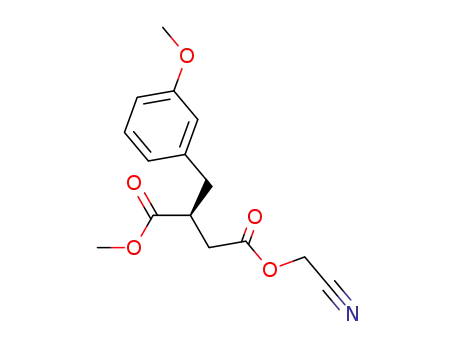 (S)-2-(3-Methoxy-benzyl)-succinic acid 4-cyanomethyl ester 1-methyl ester