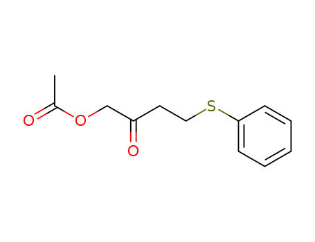 Molecular Structure of 61955-92-8 (2-Butanone, 1-(acetyloxy)-4-(phenylthio)-)