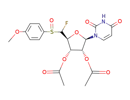 2',3'-di-O-acetyl-5'-deoxy-5'-fluoro-<(4-methoxyphenyl)sulfinyl>uridine