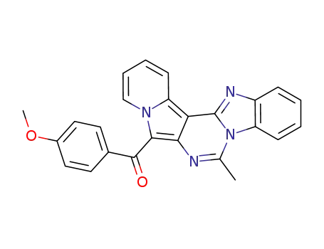 1-(4-methoxybenzoyl)-3-methylindolizino[2',1':4,5]pyrimido[1,6-a]benzimidazole