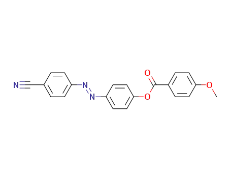 Benzoic acid, 4-methoxy-, 4-[(4-cyanophenyl)azo]phenyl ester