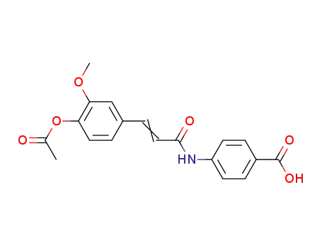 Benzoic acid,
4-[[3-[4-(acetyloxy)-3-methoxyphenyl]-1-oxo-2-propenyl]amino]-