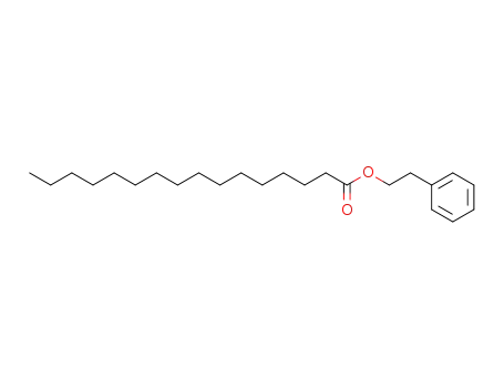Molecular Structure of 72934-12-4 (Hexadecanoic acid, 2-phenylethyl ester)