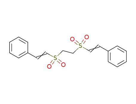 Benzene, 1,1'-[1,2-ethanediylbis(sulfonyl-2,1-ethenediyl)]bis-