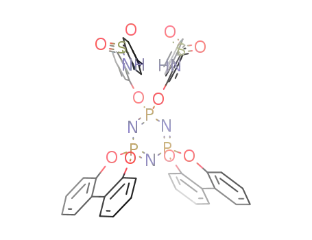 bis(2,2'-biphenylato)bis(2-oxyphenyl)-p-toluenesulfonamide cyclotriphosphazene