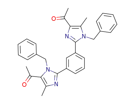 1-{2-[3-(4-Acetyl-1-benzyl-5-methyl-1H-imidazol-2-yl)-phenyl]-3-benzyl-5-methyl-3H-imidazol-4-yl}-ethanone