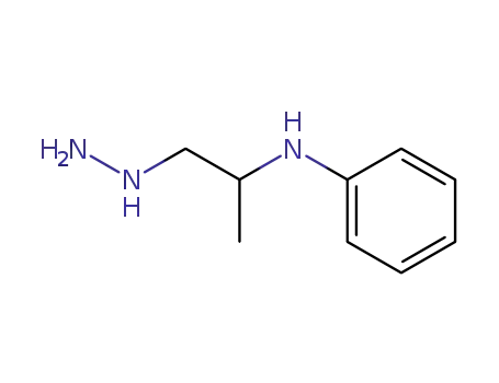 Molecular Structure of 89036-69-1 (Benzenamine, N-(2-hydrazino-1-methylethyl)-)