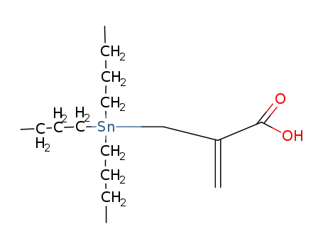 (C<sub>4</sub>H<sub>9</sub>)3SnCH<sub>2</sub>C(CH<sub>2</sub>)CO<sub>2</sub>H