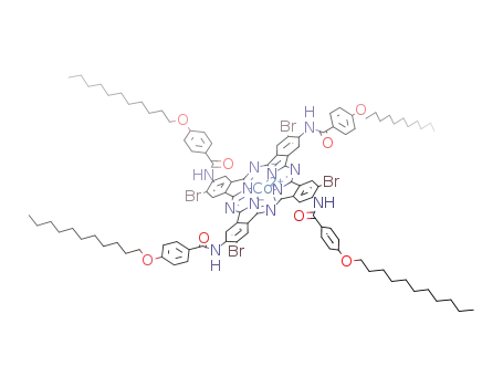 cobalt tetra-4-bromotetra-5-(4-undecyloxybenzoylamino)phthalocyanine