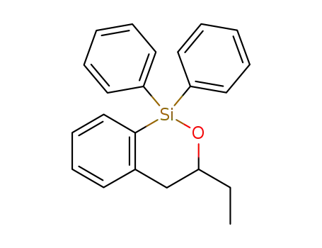 1H-2,1-Benzoxasilin, 3-ethyl-3,4-dihydro-1,1-diphenyl-