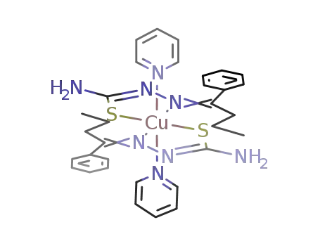 Cu(butyrophenone thiosemicarbazone)2(pyridine)2