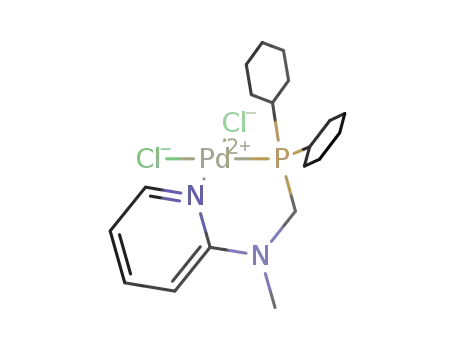 [dicyclohexylphosphinomethyl-methyl-pyridin-2-ylamine] palladium dichloride
