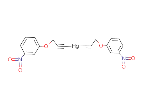 (NO<sub>2</sub>C<sub>6</sub>H<sub>4</sub>OCH<sub>2</sub>CC)2Hg