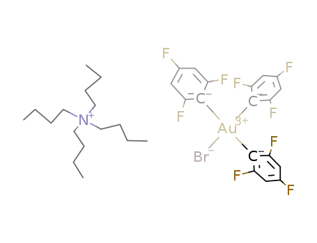 Bu<sub>4</sub>N[Au(2,4,6-C<sub>6</sub>F<sub>3</sub>H<sub>2</sub>)3Br]