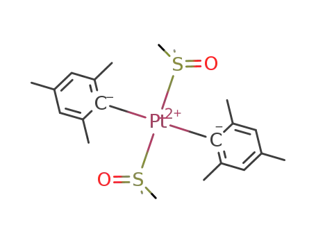 trans-[(dimethyl sulfoxide)2Pt(2,4,6-trimethylphenyl)2]
