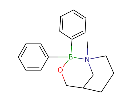 Molecular Structure of 207730-19-6 ((N->B)-diphenyl(1-methyl-3-piperidylmethoxy)borane)