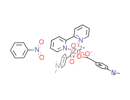 [Zn(2,2'-bipyridyl)(4-dimethylaminobenzoate)2]*nitrobenzene