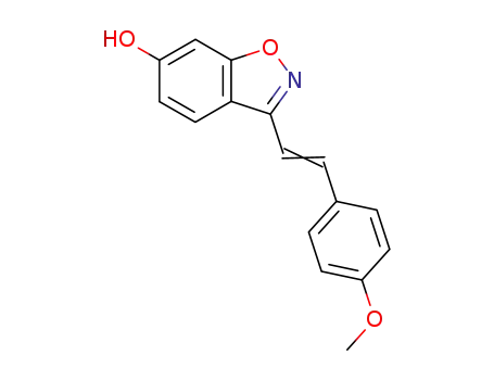 3-[(E)-2-(4-Methoxy-phenyl)-vinyl]-benzo[d]isoxazol-6-ol