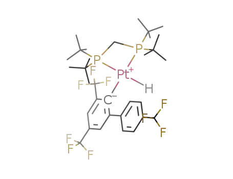 [Pt(H)(bis(di-tert-butylphosphino)methane)(2-(3,5,4'-tris(trifluoromethyl)biphenyl))]