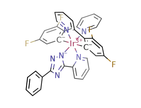 (2,4-difluophenylpyridine<sup>(1-)</sup>)2Ir(2-(5-phenyl-2H-1,2,4-triazol-3-yl)pyridine<sup>(1-)</sup>)