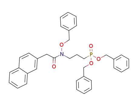 {3-[(2-naphthalen-2-yl-acetyl)(benzyloxy)amino]propyl}phosphonic acid dibenzyl ester