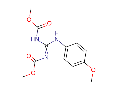 N-(p-methoxyphenyl)-N',N-dicarbomethoxyguanidine