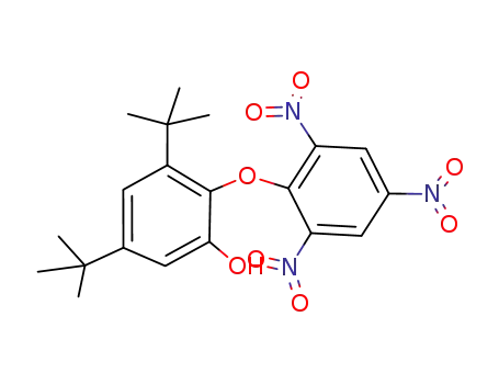 Molecular Structure of 108201-68-9 (2-picryloxy-3,5-di-tert-butyl phenol)