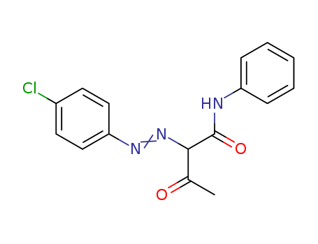 Butanamide, 2-[(4-chlorophenyl)azo]-3-oxo-N-phenyl-