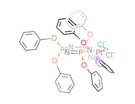 dichloro[pentaphenoxy(2-pyridylmethylamino)cyclotriphosphazene]platinum(II)