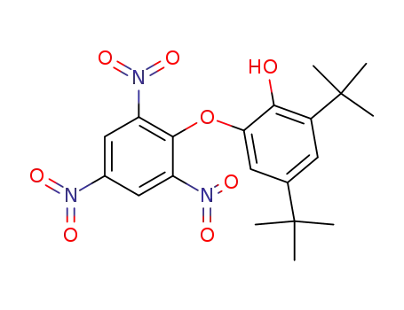 Molecular Structure of 108201-69-0 (2-picryloxy-4,6-di-tert-butyl phenol)