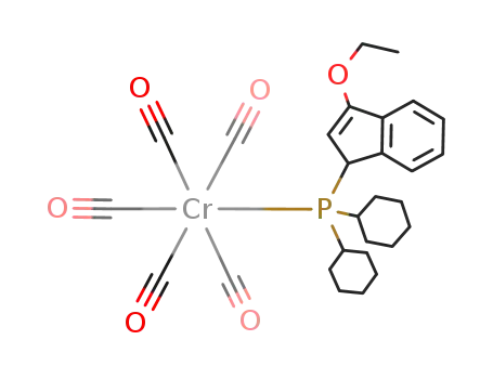 [1-(di-cyclohexylphosphino)-3-ethoxyindene, P-Cr]pentacarbonylchromium