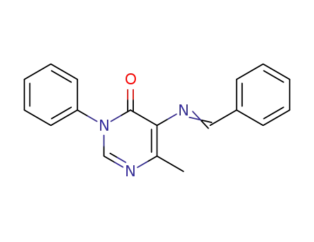 6-methyl-3-phenyl-5-{[(E)-phenylmethylidene]amino}pyrimidin-4(3H)-one