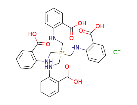 Molecular Structure of 124910-26-5 (Tetrakis(o-carboxyphenylaminomethyl)phosphonium chloride)