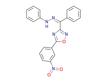 Methanone, [5-(3-nitrophenyl)-1,2,4-oxadiazol-3-yl]phenyl-,
phenylhydrazone, (Z)-