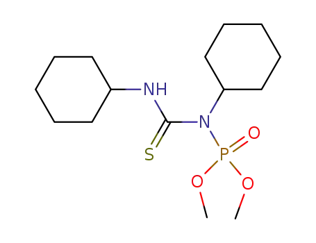 Molecular Structure of 87763-29-9 (N-Dimethylphosphoryl-N,N'-dicyclohexylthiourea)