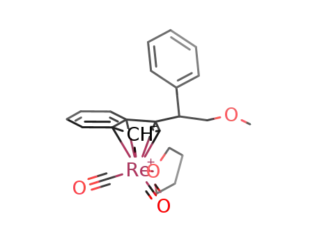 [Re(CO)2(THF)(η5-C9H6CH2CH(Ph)OCH3)]